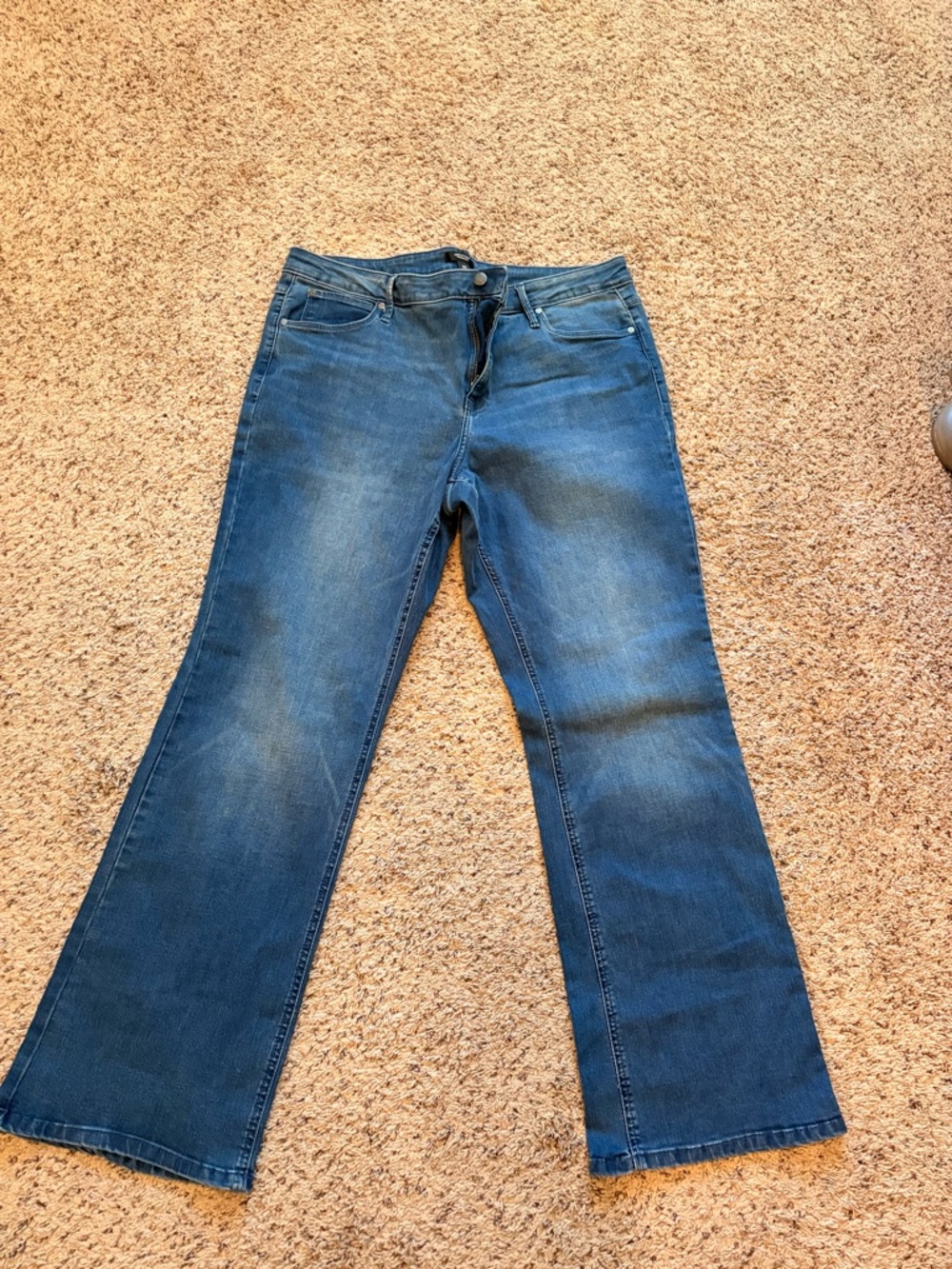 Vera Wang Indigo Wide Leg Jeans